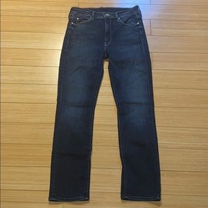 Mother High Rise Straight Jean